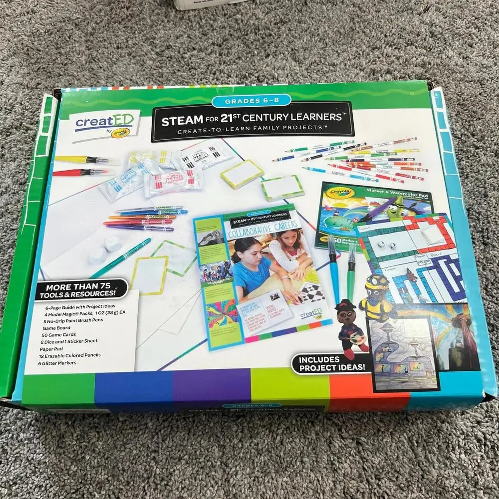 CreatED by Crayola STEAM Family Projects Set NIB - Picture 1 of 3